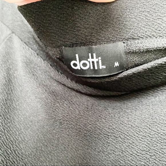 Dotti Off the Shoulder Bell Sleeve Top Black Size Medium - Picture 4 of 7